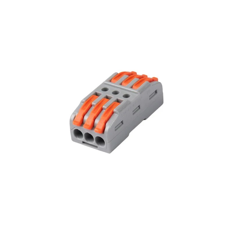 Клемма монтажная СМК PTC-3P 4233 BL/3 450В 32А 0.08-2.5(4.0)кв.мм JazzWay 5073708 1
