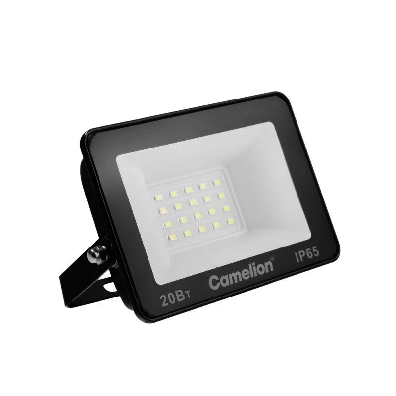 Прожектор светодиодный LFL-2004 C02 LED SMD 20Вт IP65 6500К 2000лм 230В 113х102х24 черн. Camelion 16330 2