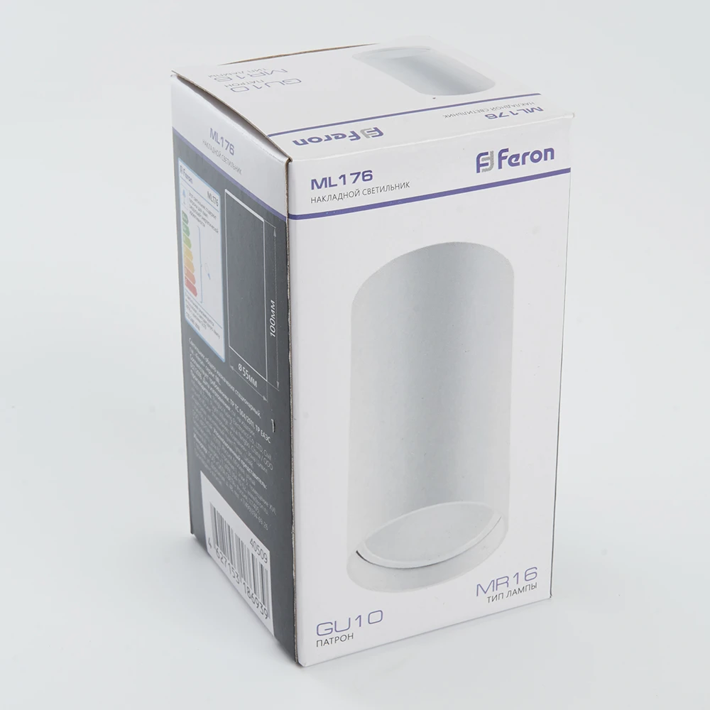 Светильник потолочный Feron ML176 MR16 GU10 35W 230V, белый 40509 1