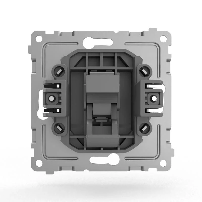 Розетка телефонная 1-м СП Pixel RJ11 механизм карбон TOKOV ELECTRIC TKE-PX-RT1-C14 4