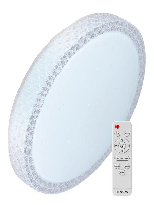 Светильник светодиодный PREMIUM SAPHIR 75Вт 230В 3000-6500К 6000лм IP40 495х115мм настенно-потолочный управляемый с пультом ДУ КОСМОС KSSaph75W