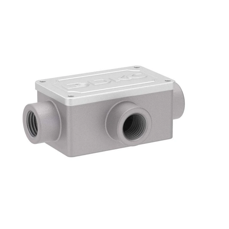 Коробка ответвительная 118х67х42мм 3 ввода М20х1.5 IP55 алюм. DKC 6330-20 2