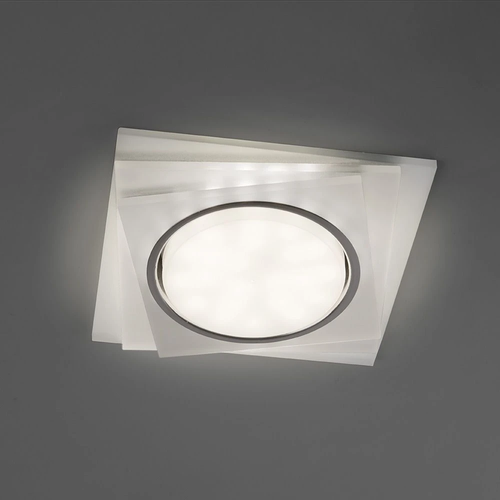 Светильник встраиваемый с белой LED подсветкой Feron CD5023 потолочный GX53 без лампы, матовый 40521 2