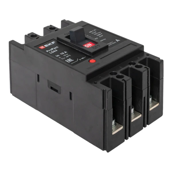 Выключатель автоматический 3п 10А 15кА LS63 ProPact EKF mccb-63-15-3-10-ls 10