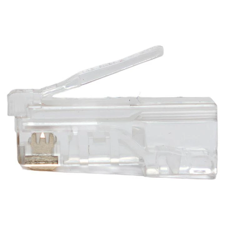 Коннектор RJ45 (8P8C) кат.5E неэкранир. 30мкд универс. (уп.50шт) TERACOM PRO EKF TRP-PLUG-5EUTP-50 3