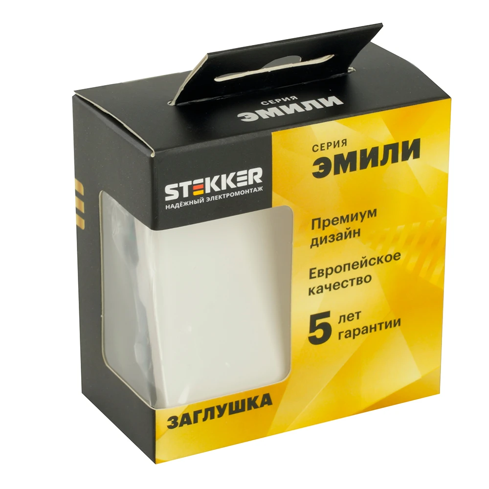 Заглушка (механизм), серия Эмили, белый фарфор, soft touch, RST00-5116-01 49883 5