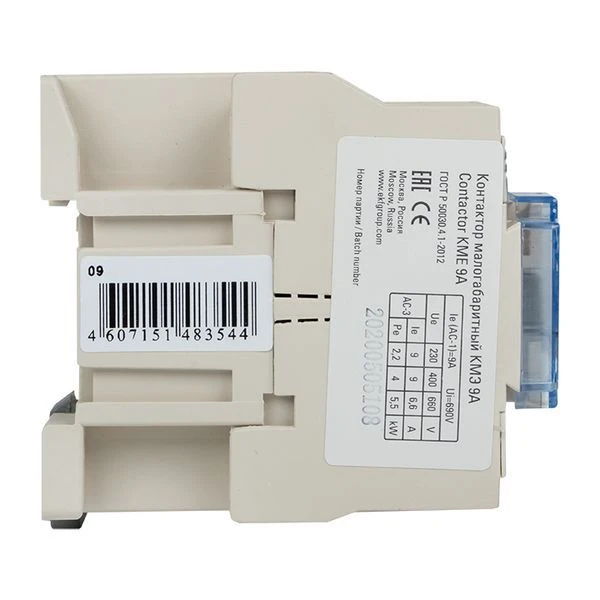 Контактор КМЭ 9А кат. 24В AC 1НО PROxima EKF ctr-s-9-24 7