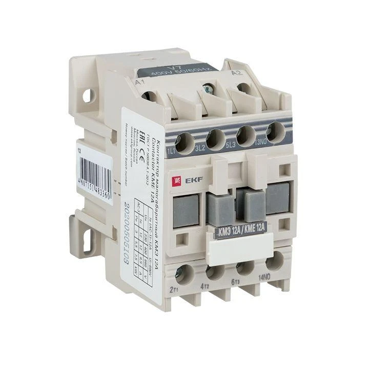 Контактор КМЭ 12А кат. 220В AC 1НО EKF ctr-s-12-220 6