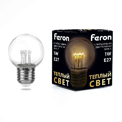 Лампа светодиодная Feron LB-378 E27 1W 230V 2700K 41918