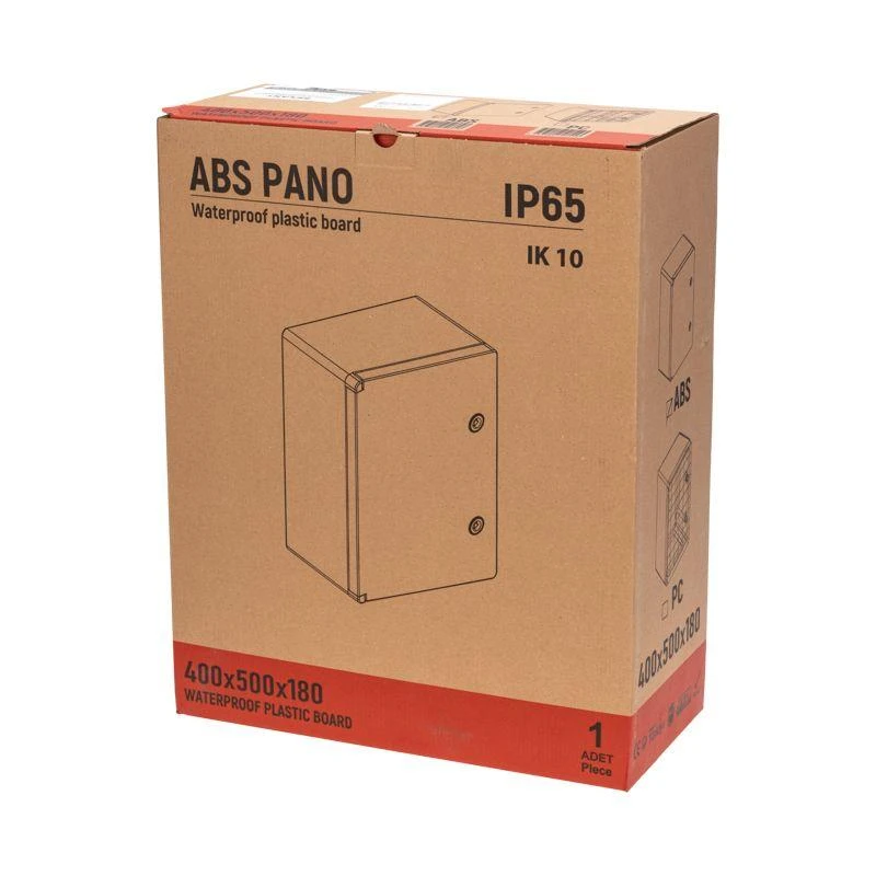 Корпус ЩМПп 500х400х180 УХЛ1 IP65 с монтажн. панелью ABS пластик. Rexant 11-0404 6