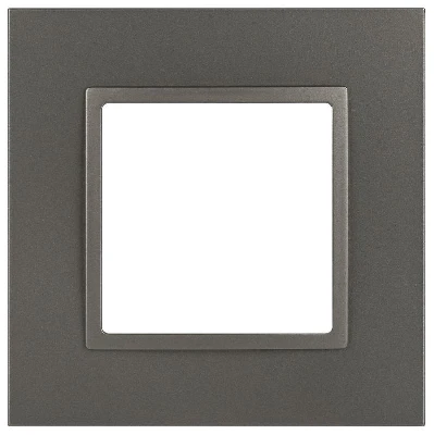 Рамка 1-м Elegance 14-5011-16 Classic для розеток и выключателей титан Эра Б0065823