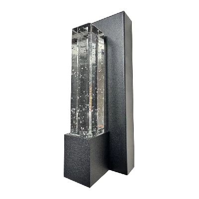 Светильник уличный светодиодный Feron DH2201 Катар 5W, 90*43*210мм, 3000К, черный (на стену вверх) 53093