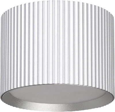 Светильник потолочный Feron HL458 Barrel ARIA 12W, 230V, GX53, серебро 51672
