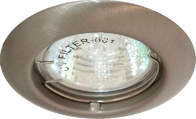 Светильник потолочный, MR11 G4.0 титан, DL110А 15007
