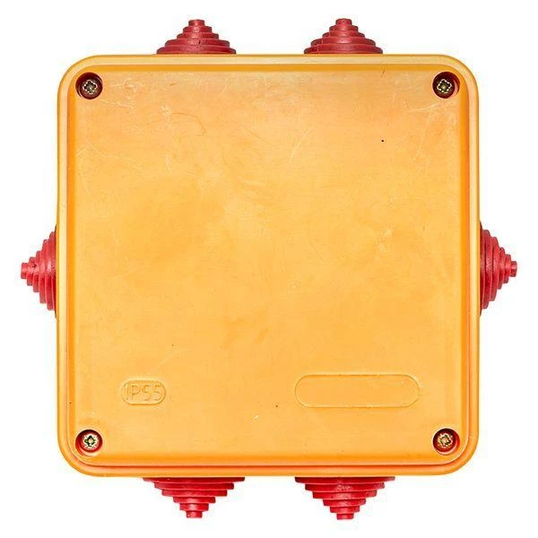 Коробка огнестойкая E90 100х100х50мм 6п с клеммником 1.5-6кв.мм IP55 EKF plc-kmrf-100-6-06 2