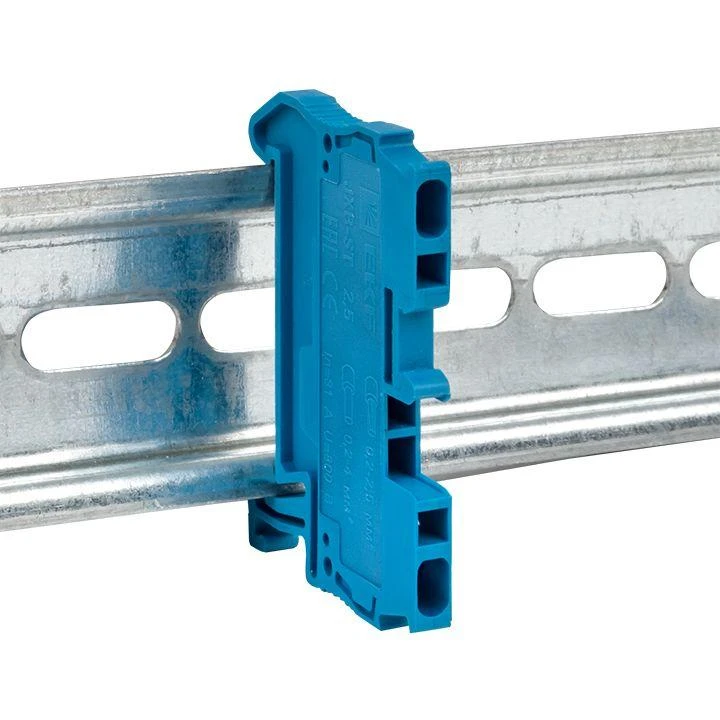 Колодка клеммная ST-2.5 31А пружинная син. EKF plc-jxb-st-2.5-blue 1