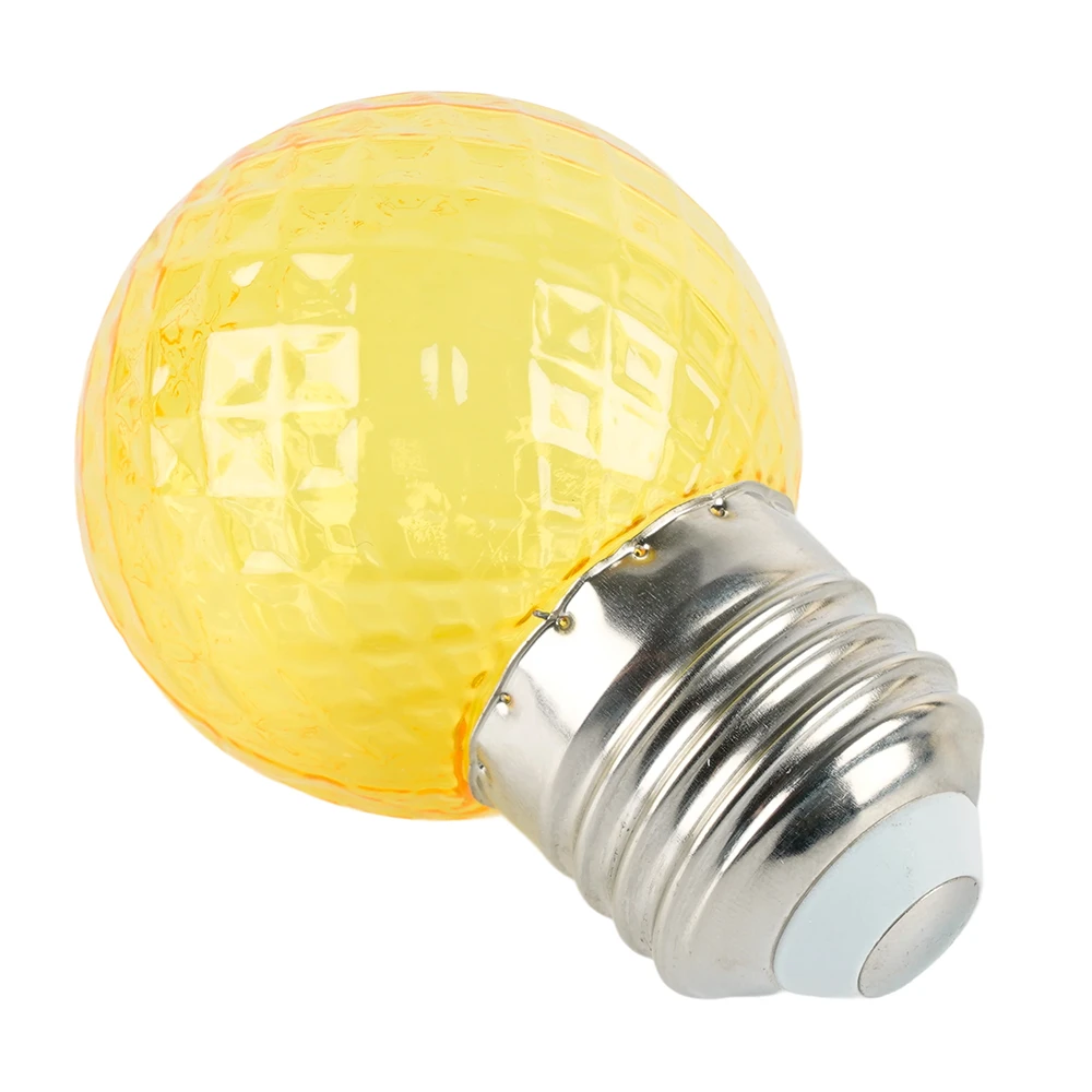 Лампа светодиодная Feron LB-385 Шарик желтый прозрачный E27 1W 230V 52161 4