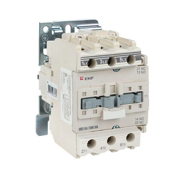 Контактор КМЭ 50А кат. 380В AC 1НО+1НЗ EKF ctr-s-50-380 5