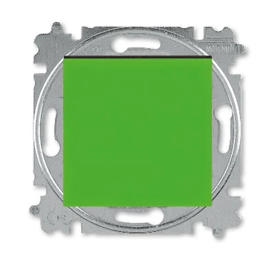 Переключатель 1-кл. СП Levit IP20 зел./дым. черн. ABB 2CHH590645A6067