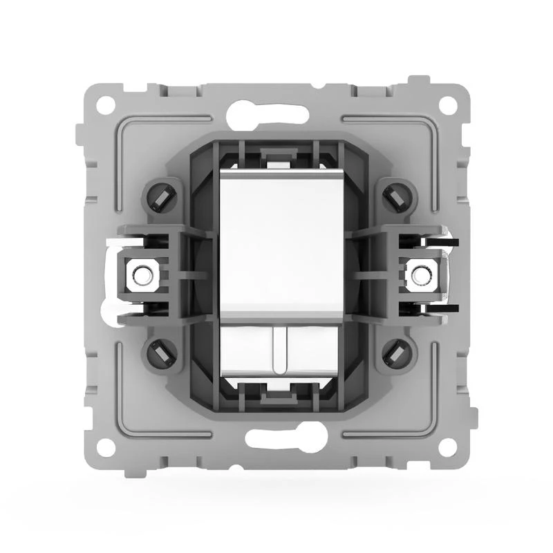 Розетка TV проходная СП Pixel 4DB механизм алюм. TOKOV ELECTRIC TKE-PX-A1P-C03 4