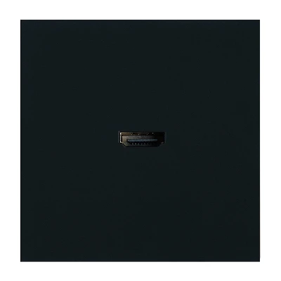 Розетка HDMI 2.0 Type A (механизм), STEKKER, серия Эмили, RST00-5118-01, белый фарфор, soft touch 50828