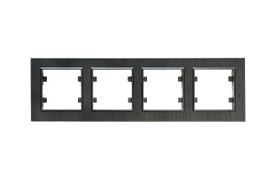 Рамка 4-м Karea LINE STAR чер. Makel 86054704
