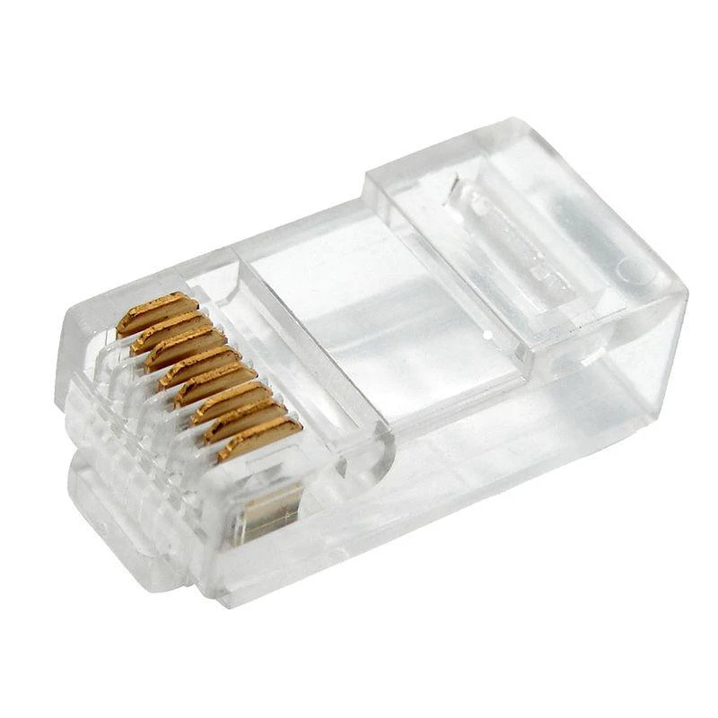 Разъем сетевой LAN на кабель штекер 8Р8С (RJ-45) под обжим (уп.2шт) Rexant 06-0081-A2 3