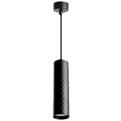 Светильник потолочный Feron ML1878 Barrel PIXEL Levitation на подвесе MR16 35W 230V, чёрный 55*200 48655