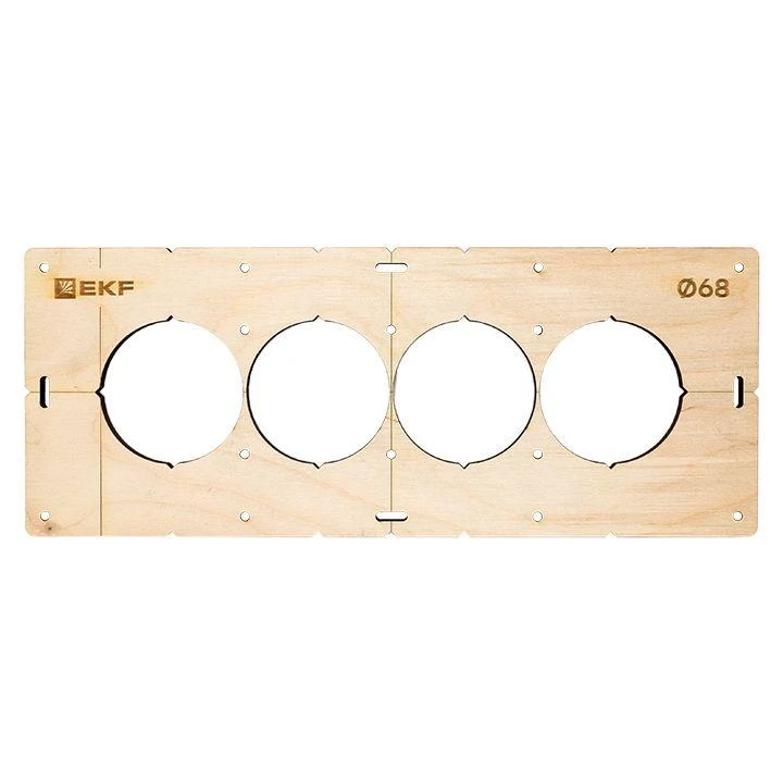 Комплект шаблонов для подрозетников d68мм Expert EKF sh-d68-k 8