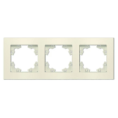 Рамка 3-м Афина универс. сл. кость (ivory) Universal A0045-I