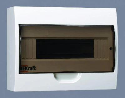 Корпус навесной ЩРН-П-12 12мод. IP41 пластик. DEKraft 31011DEK 0