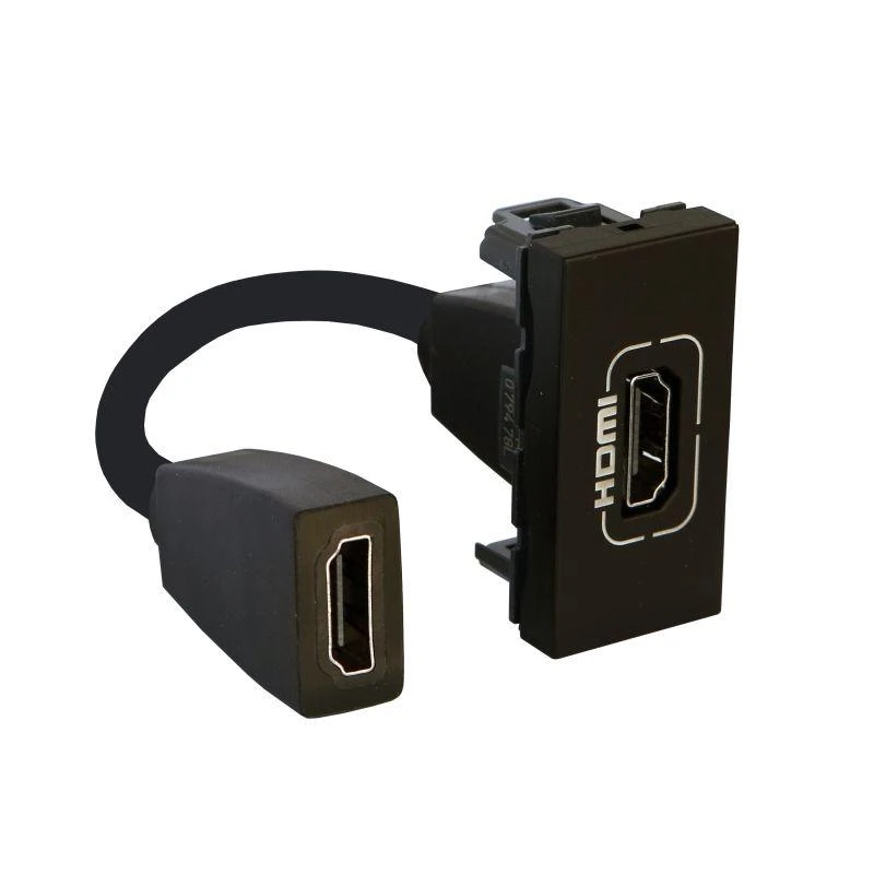 Розетка 1мод. HDMI Mosaic со шнуром черн. Leg 079478L 2