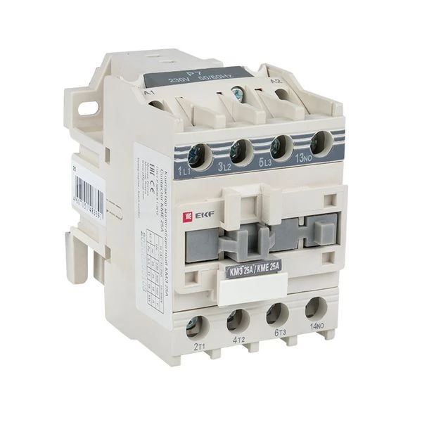Контактор КМЭ-2 25А кат. 230В AC 1НО EKF ctr-s-25-220 6