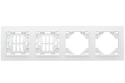 Рамка 4-м Минск горизонтальная бел. Basic EKF ERM-G-304-10