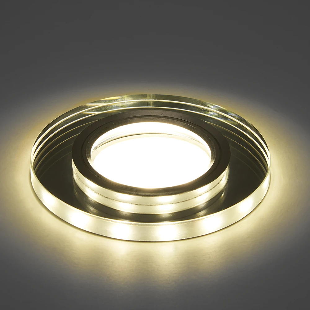 Светильник встраиваемый с белой LED подсветкой Feron CD8160 потолочный MR16 G5.3 белый 41911 1