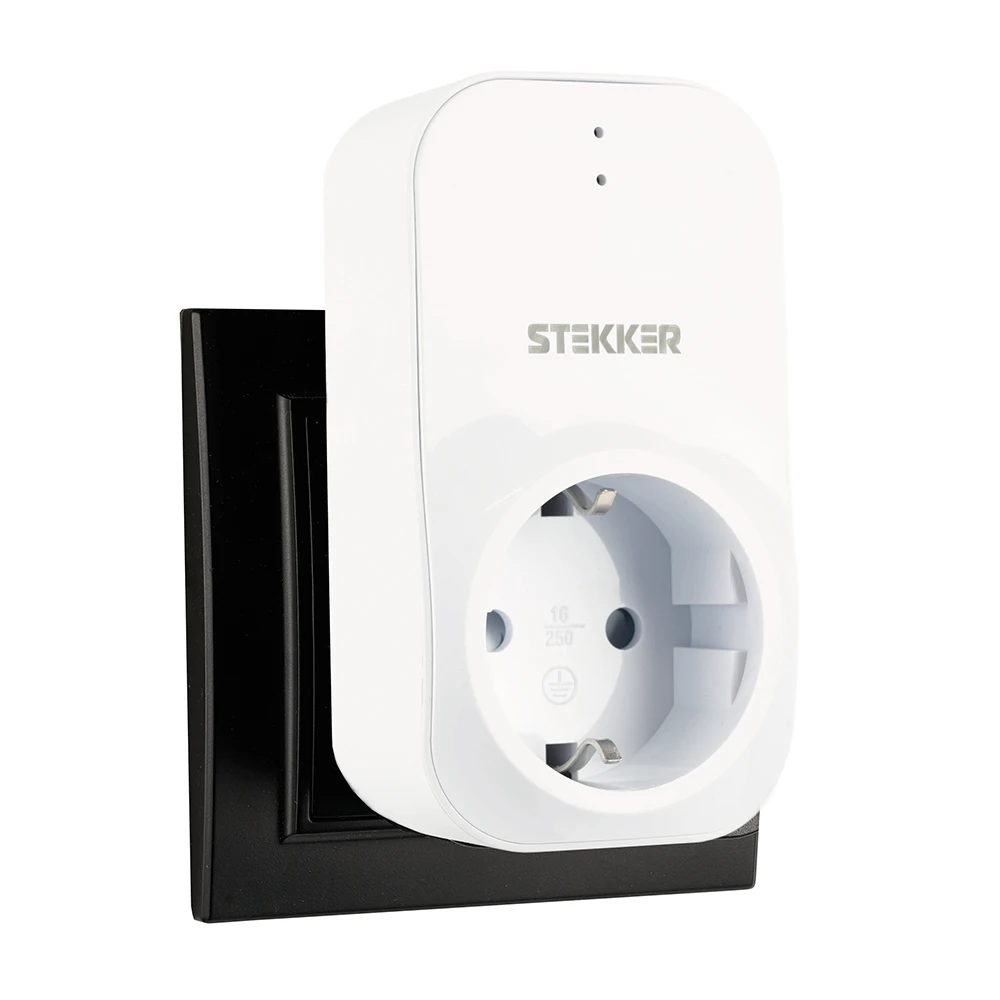 Реле напряжения для розетки STEKKER VP-100W-3M, 230В, 16A,белый 50687 2