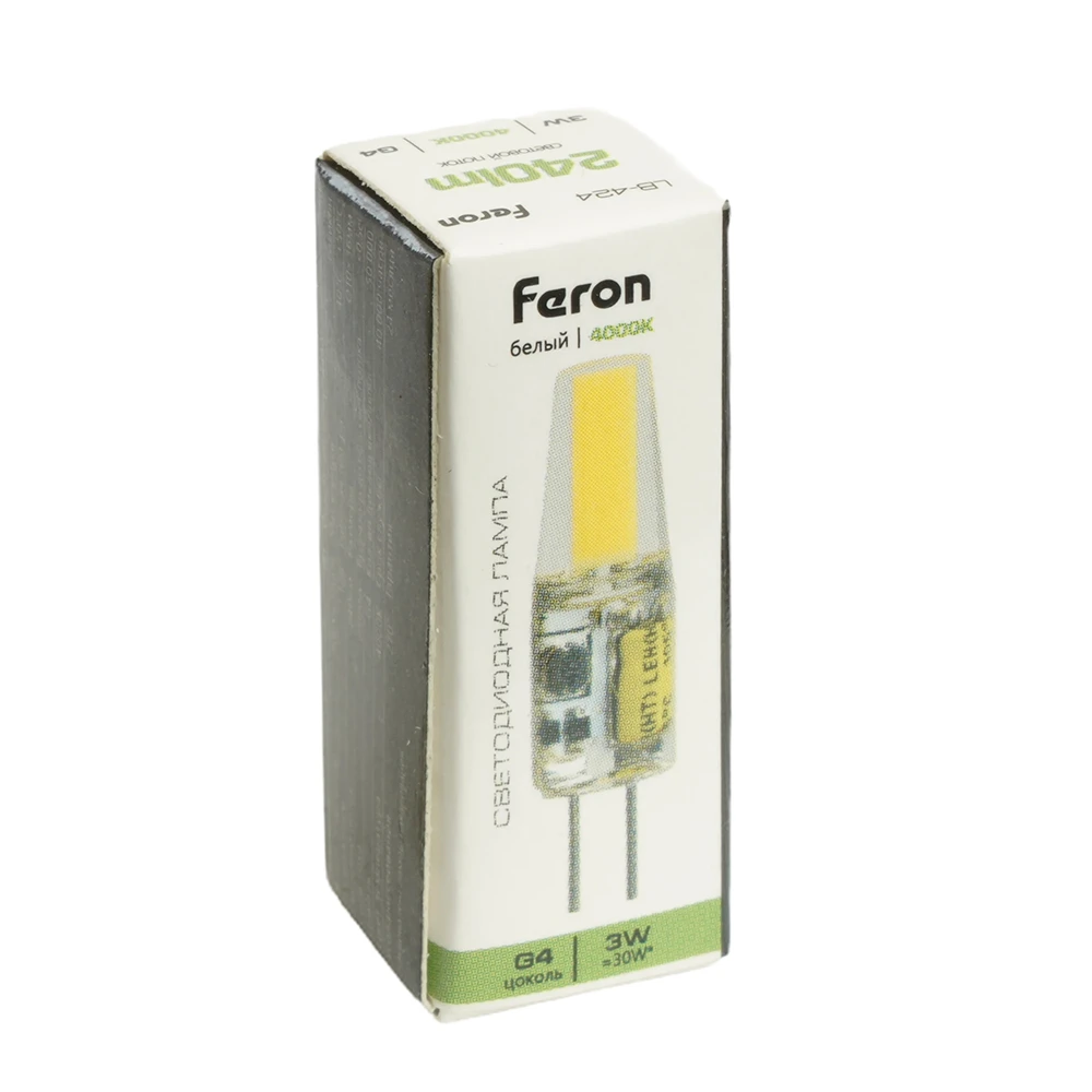 Лампа светодиодная Feron LB-420 G4 3W 12V 4000K 51171 3