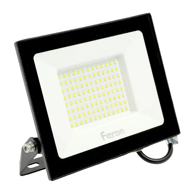 Прожектор светодиодный LL-922 100Вт 4000К IP65 AC 230В/50Гц 2835SMD черн. FERON 48108
