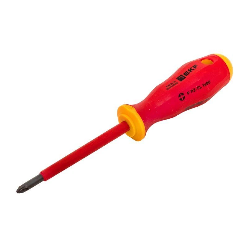 Отвертка Professional PZ-FL1х80мм VDE 1000В EKF pz-fl-1-80-pro-in 6