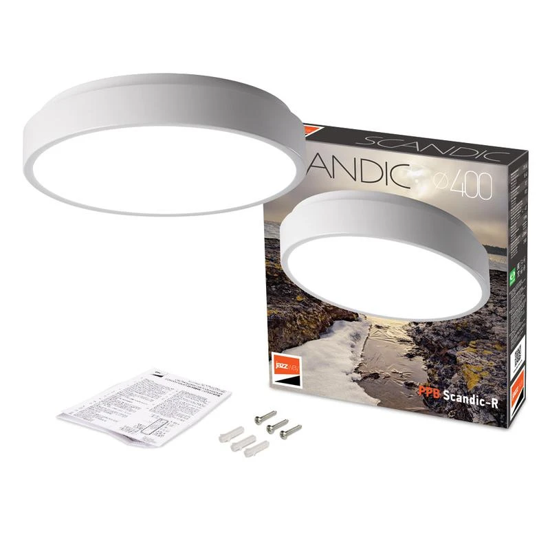 Светильник светодиодный декоративный PPB Scandic-R 36Вт 4000К IP20 настенно-потолочный бытовой WH JazzWay 5036826 6