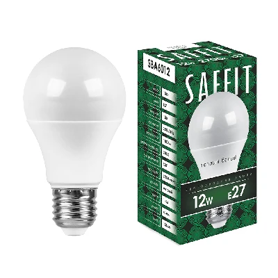 Лампа светодиодная SAFFIT SBA6012 Шар E27 12W 230V 2700K 55007