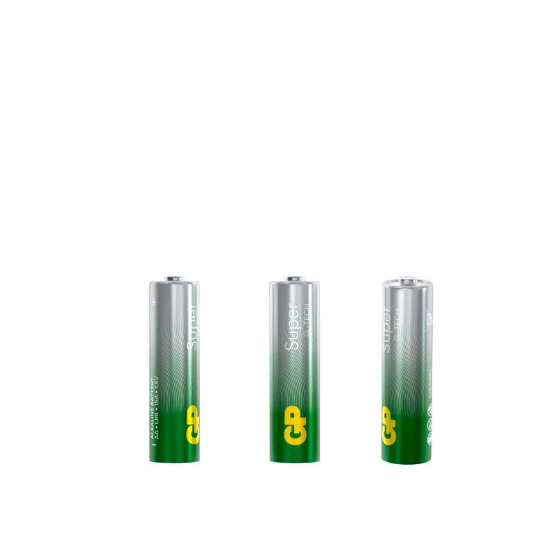 Элемент питания алкалиновый AA/LR6 1.5В Super Alkaline G-Tech 15AA21-2CRSBC4 40/320 (блист.4шт) GP 1222 2