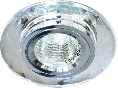 Светильник встраиваемый Feron DL8050-2 потолочный MR16 G5.3 серебристый 18643