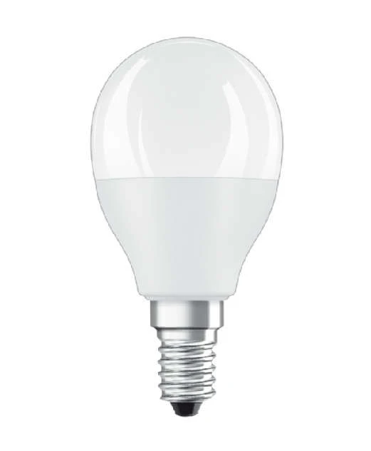 Лампа светодиодная LED Star P 40 5.5W/827 5.5Вт шар матовая 2700К тепл. бел. E14 470лм 220-240В RGBW + DIM с пультом диммир. пластик. OSRAM 4058075144385 1