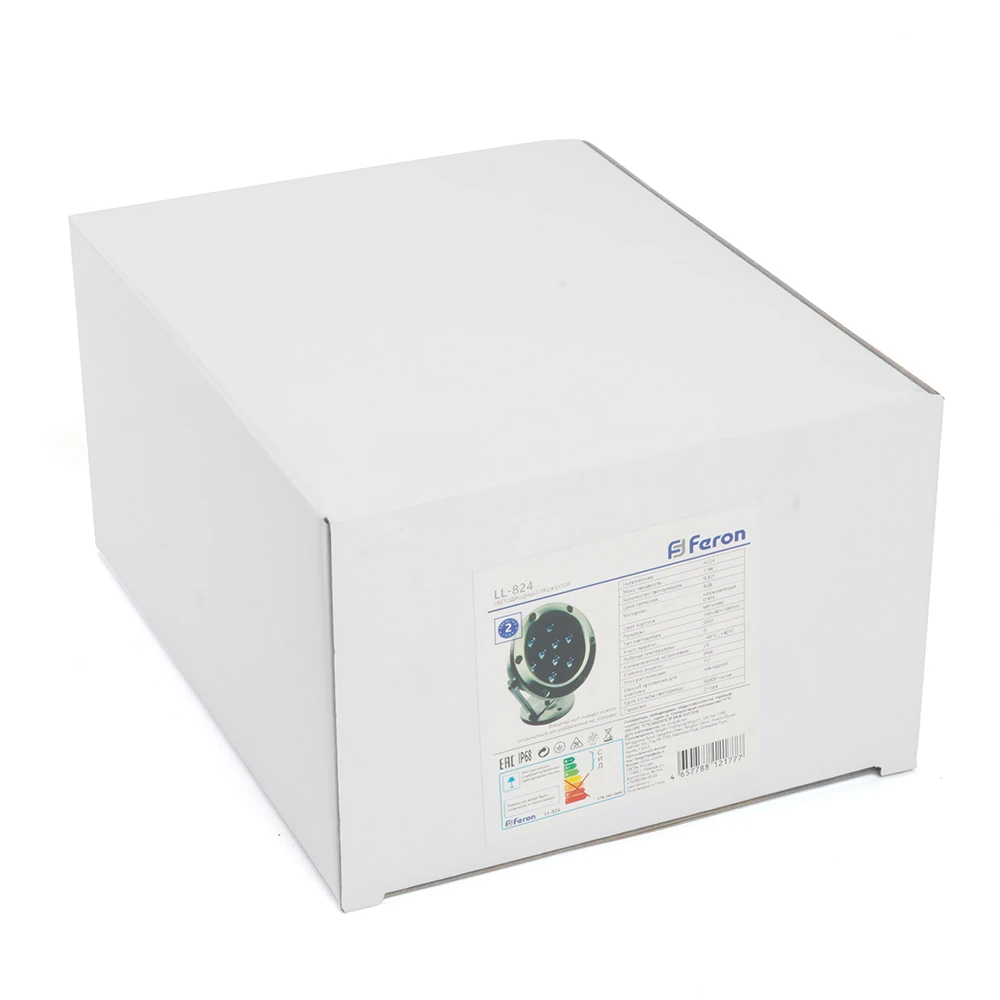 Светодиодный прожектор подводный Feron LL-824, 9W, AC24V, низковольтный, 6400K, металлик, 140*80*160mm, IP68 48458 6