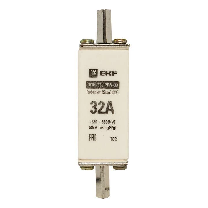 Вставка плавкая ППН-33 100/32А габарит 00С PROxima EKF fus-33/100/32 5