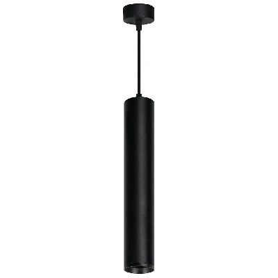 Светильник потолочный Feron ML1768 на подвесе  MR16 35W 230V, черный 55*280 48088