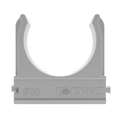 Держатель для труб (клипса) d50мм с защелкой DKC 51050