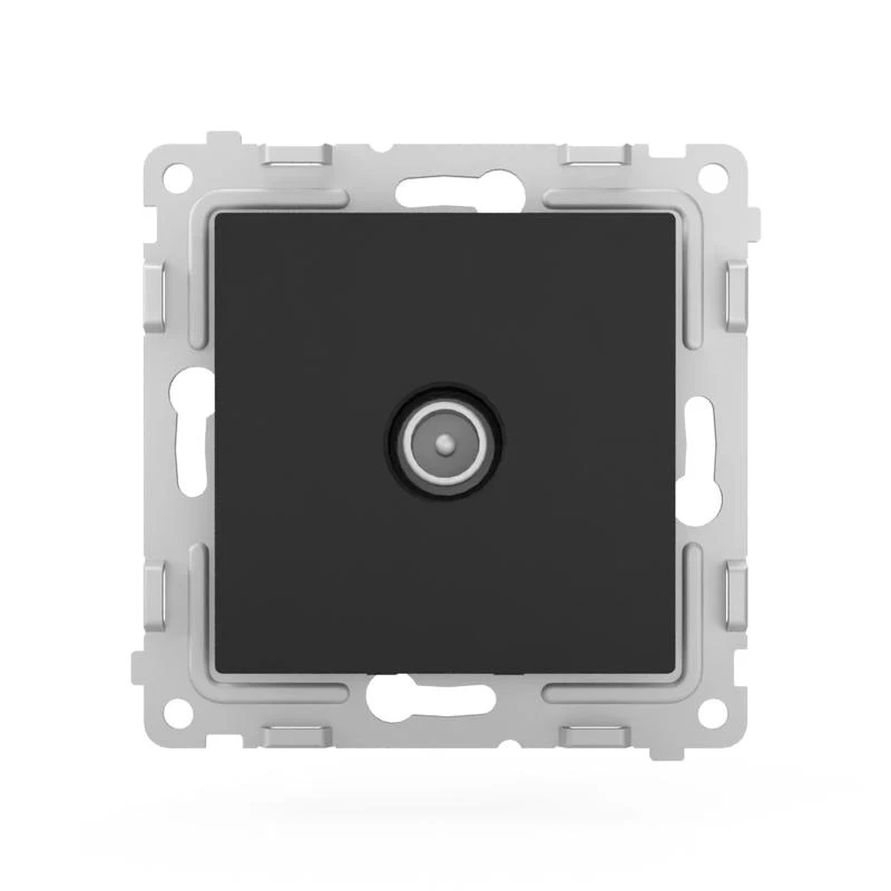 Розетка TV оконечная СП Pixel 1DB механизм карбон TOKOV ELECTRIC TKE-PX-A1O-C14 1