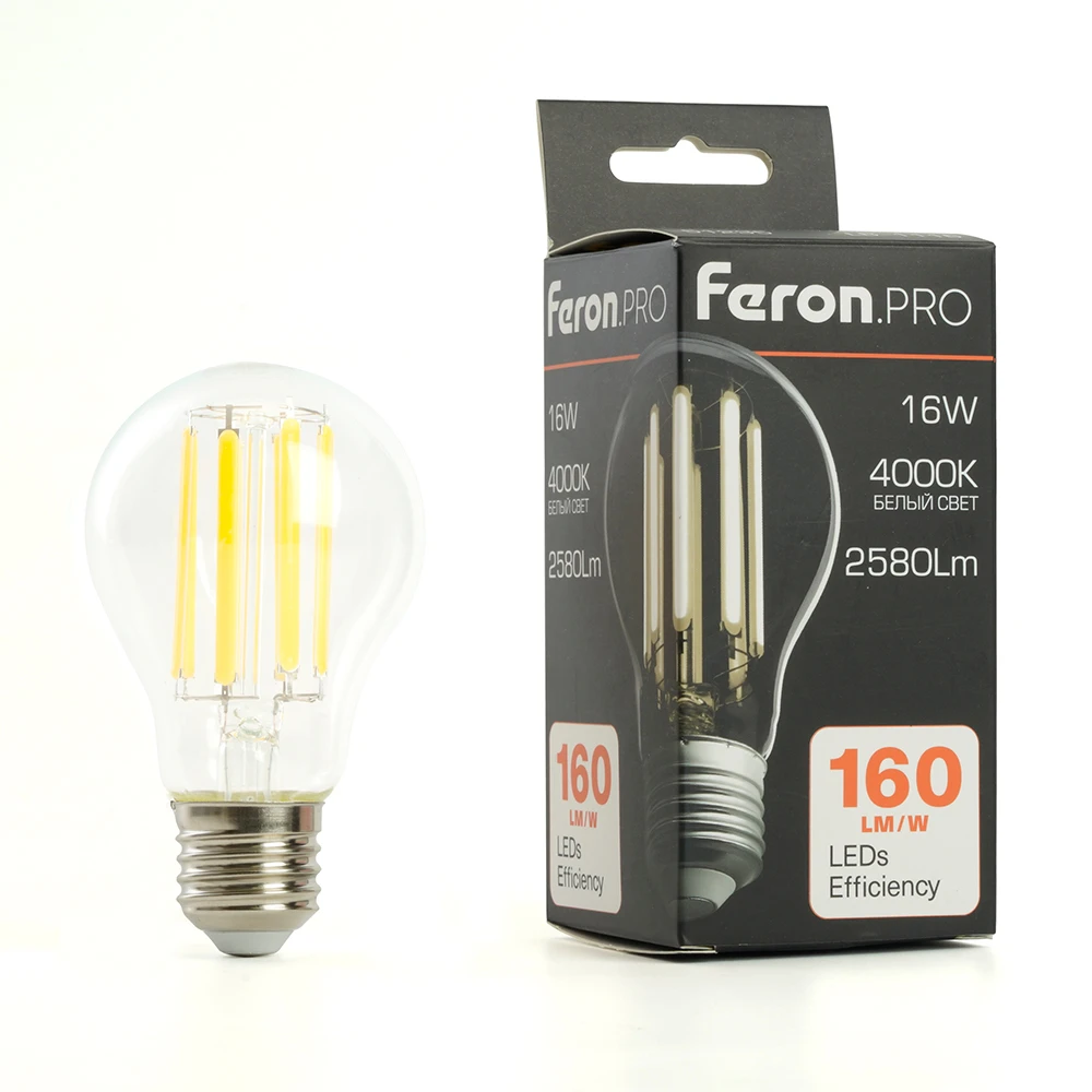 Лампа светодиодная Feron.PRO LB-1116 Шар E27 16W 175-265V 4000K 51236 7